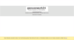 Desktop Screenshot of genusswerk24.de